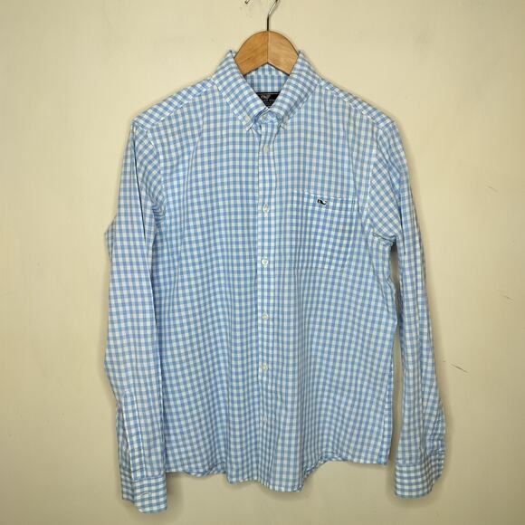 Vineyard Vines Classic Fit Tucker Shirt Check Gingham - Picture 1 of 9